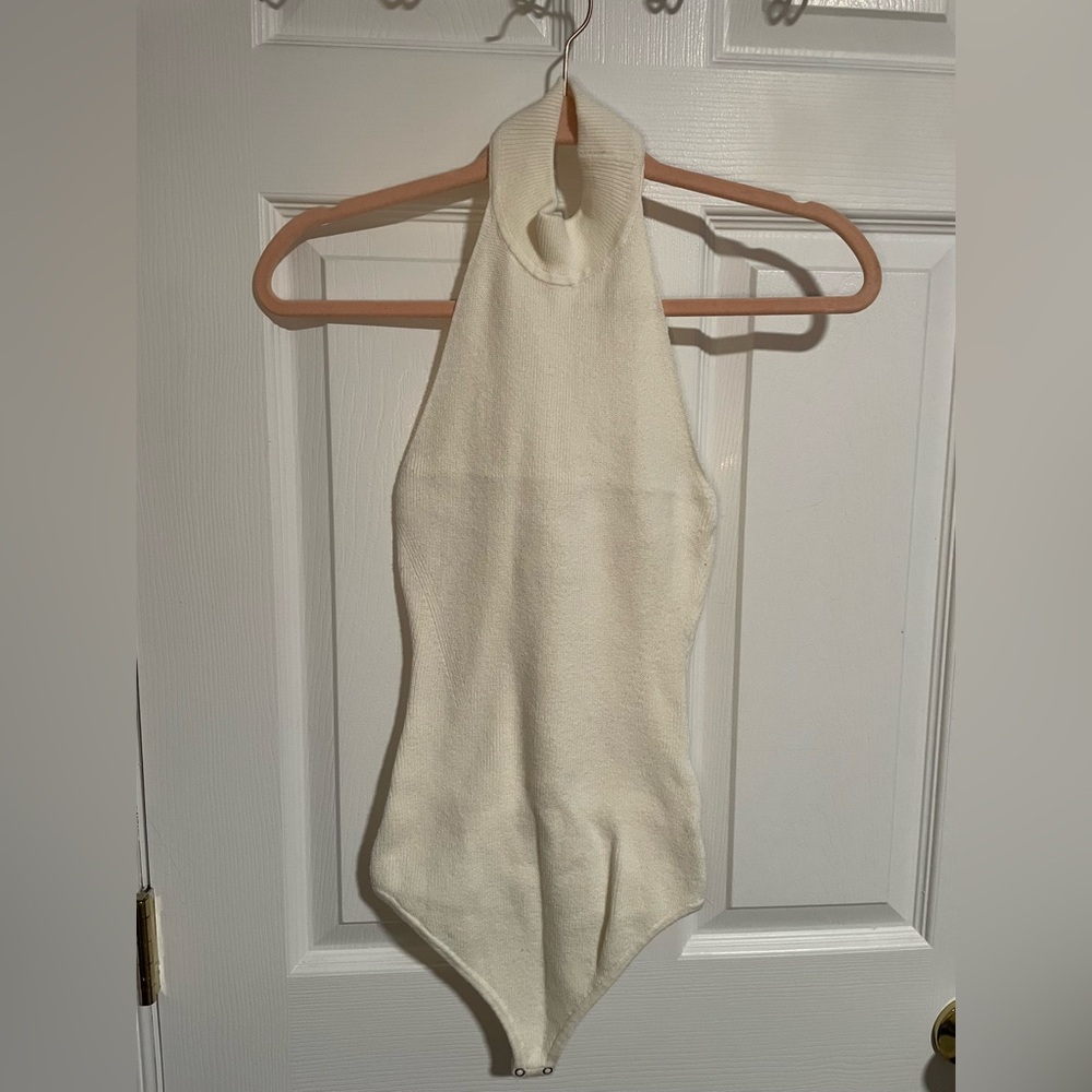 A&F Open Back Sweater Bodysuit
